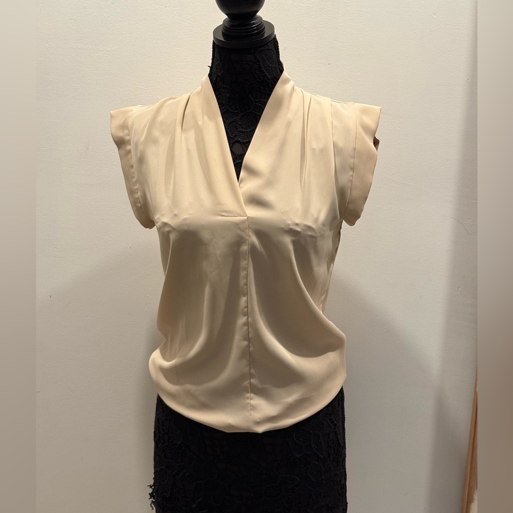 Elegant Cream Women's Top